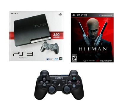 Konsola Sony Playstation 3 Slim 320 GB Karton Hitman