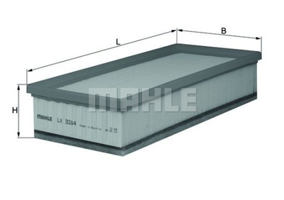 Фильтр воздуха knecht lx 3284 фото №1