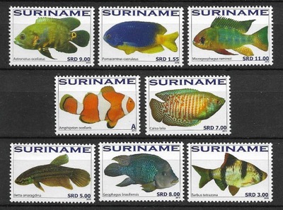 Surinam 2433-40 - ryby