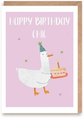 Kartka urodzinowa Happy Birthday Chic