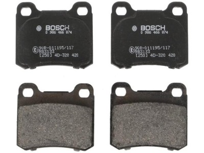 КОЛОДКИ ЗАД BOSCH 0 986 466 874