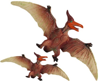 GUMOWY PTERODAKTYL RYCZY JURASSIC DINOZAUR 38 CM