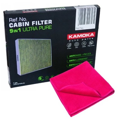 FILTER CABIN CARBON ANTYBAKTERYJNY KIA CARNIVAL 3 2006-2015 + SCIERECZKA  