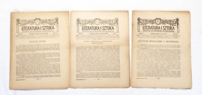 STARE CZASOPISMO LITERATURA I SZTUKA 1914