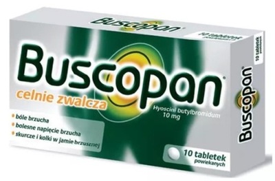 Buscopan 10mg, 10 tabletek