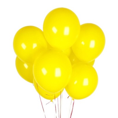 Balony lateksowe zestaw 5 szt. żółte 5 cali