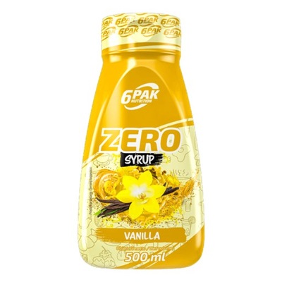 6PAK Syrup ZERO Vanilla 500ml