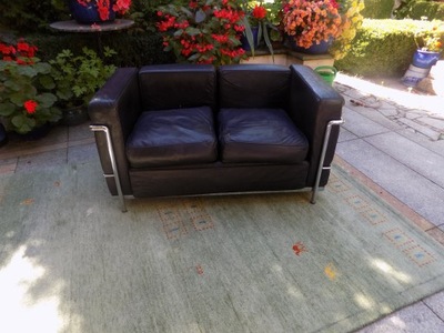 SOFA W STYLU LE CORBUSIER LC LATA 1970/80