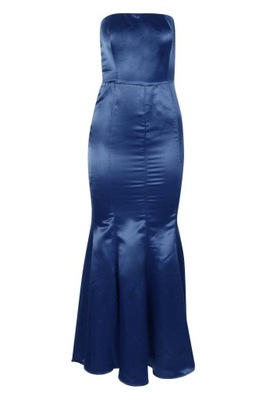 BOOHOO PETITE SUKIENKA MAXI SATYNOWA 32 XXS VAL