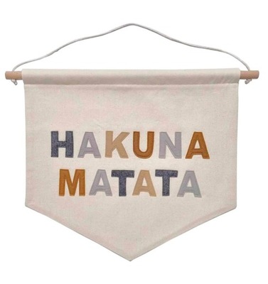 Proporczyk HAKUNA MATATA plakat obrazek