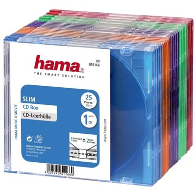 Pudełka na płyty CD Hama 00051166
