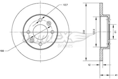 DISQUE FREIN RENAULT CLIO,R5-R21 