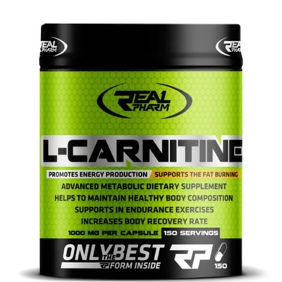 REAL PHARM L-CARNITINE 1000MG l-karnityna 150 KAPS