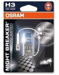 H3 55W OSRAM Night Breaker Unlimited +110%