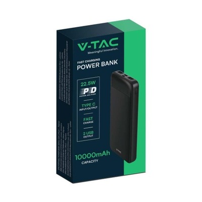 Powerbank V-TAC 10000 mAh szybki