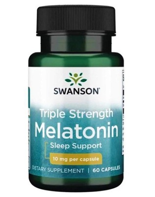 SWANSON MELATONIN 10 mg 60 kapsułek MELATONINA