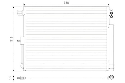 VALEO KONDENSATORIUS KONDICIONAVIMO DODGE DURANGO JEEP GRAND CHEROKEE IV 