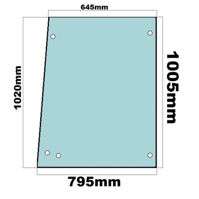 VENTANAS DERECHA IZQUIERDA LATERAL MASSEY FERGUSON 750-860  