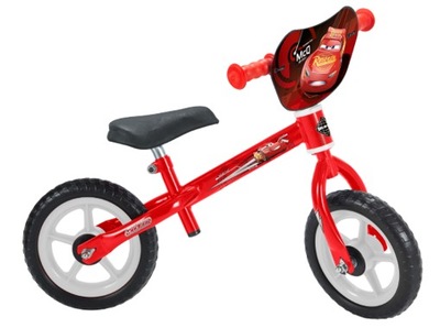 Rowerek biegowy Disney Cars Auta 10" czerwony - Huffy