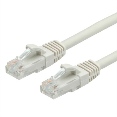 Kabel sieciowy LAN UTP Cat.6A RJ45 szary 2m