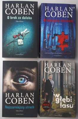 Harlan Coben - zestaw 4 książek