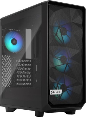 OBUDOWA FRACTAL DESIGN OBUDOWA MESHIFY 2 COMPACT LITE RGB TG LIGHT CZARNA (