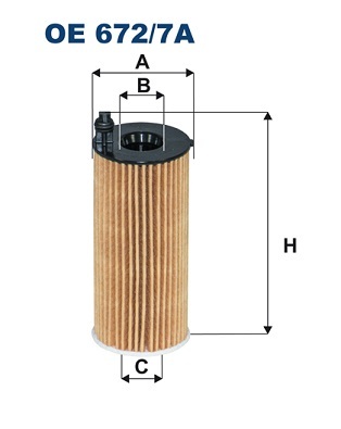 FILTRO ACEITES CON 672/7A  