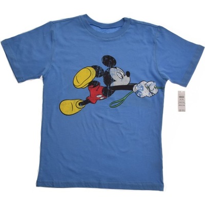 DISNEY t-shirt chłopięcy Myszka Mickey Pluto 128 nowy