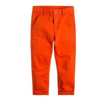 Cool Club Spodnie chinosy pomarańczowe r 158