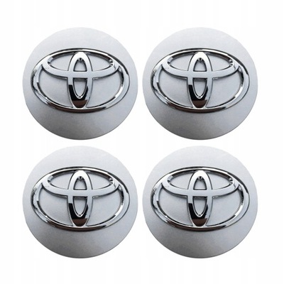 4X TOYOTA КОЛПАЧКИ DO ДИСКОВ KAPSLE КОЛПАЧОК 62MM