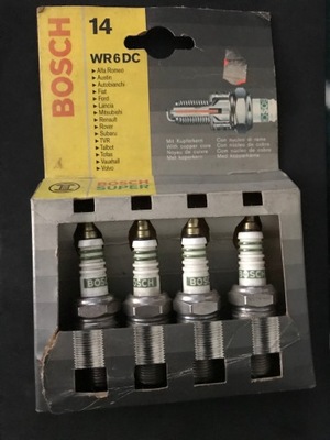 4x SWIECA ZAPLONOWA WR6DC BOSCH 0242240806