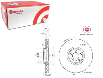 DISCOS DE FRENADO 2SZT. PARTE DELANTERA BMW X5 E70 X5 F15 F85 X6 E71 E72 X6 F16  