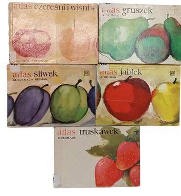 Atlas gruszek jabłek czereśni wiśni śliwek truskawek Rejman