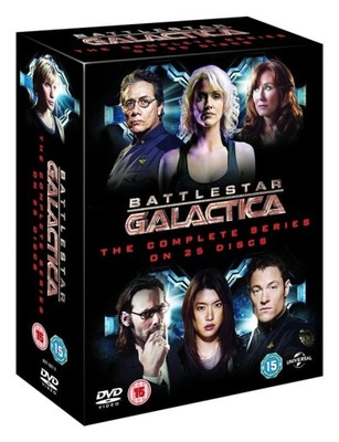 Battlestar Galactica [25 DVD] BSG: Sezony 1-4 + Miniserial + Razor