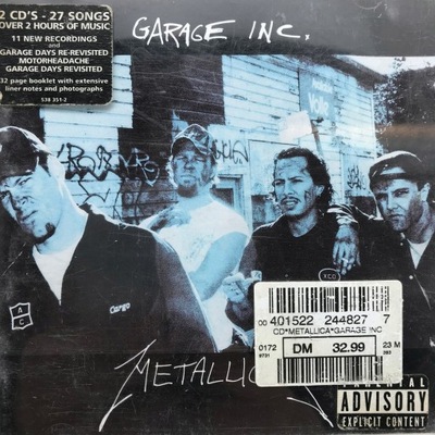 CD - Metallica - Garage Inc 1998 METAL