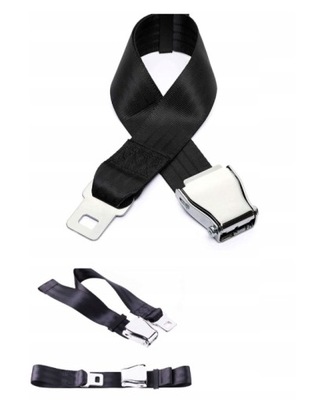 Pasy Bezpieczeństwa do Samolotów 20-100 cm, Czarny