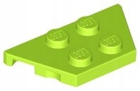 LEGO PŁYTKA SKOŚNA LIME 2X4 NR 51739