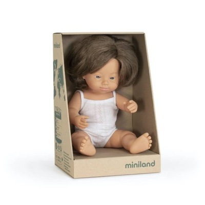Lalka dziewczynka Europejka DS 38cm Miniland Doll