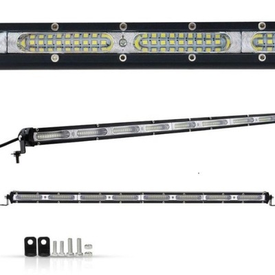 HALÓGENO FARO EN FUNCIONAMIENTO ILUMINACIÓN OFF-ROAD 112CM DIODO LUMINOSO LED BAR - 750W 12-24V DC  