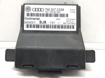 MODULIS GATEWAY SKODA SUPERB II 7N0907530M KOMBI 09-15 VALDIKLIS 