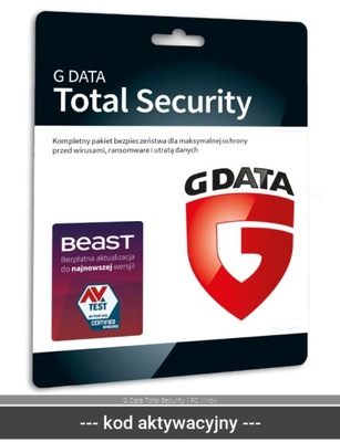 G Data Total Security 1PC /1rok