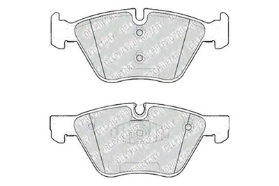 Delphi комплект тормозных колодок ham. перед bmw 1 e81 , 1 фото №1