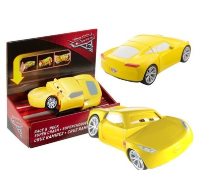 DISNEY CARS 3 AUTA Z KRAKSĄ CRUZ RAMIREZ AUTKA DYW10/DYW40