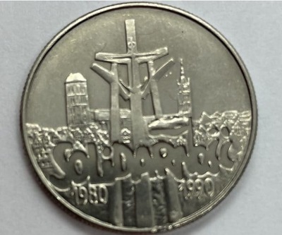 Moneta 10000 zł Solidarność 1980-1990 1990 r.