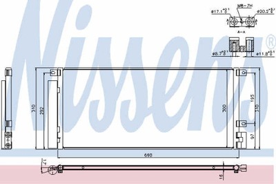 РАДІАТОР КОНДИЦІОНЕРА NISSENS 940388