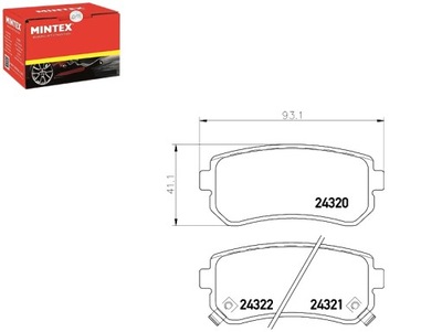 ZAPATAS DE FRENADO MINTEX S583021GA00 583021GA00 583  