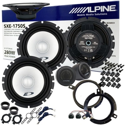 ALPINE ALTAVOCES DISTANCIAS PARA VOLVO V70 V40 S40 S80 S60 V50 XC70 XC60 C30 V60  