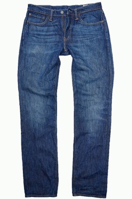 LEVIS 511 SLIM JEANSY spodnie męskie granatowe PREMIUM 32/34 pas 82