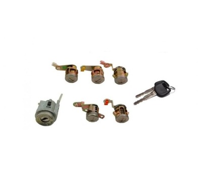 Набір замки toyota hiace 95-06 замок запалювання + kpl фото №1