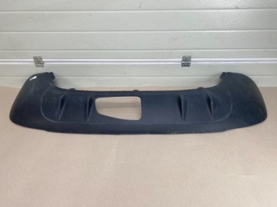 Спойлер накладка молдинг защита диффузор бампера задняя mercedes eqs amg фото №1